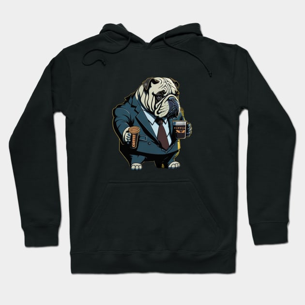 dog and coffee Hoodie by priondeme